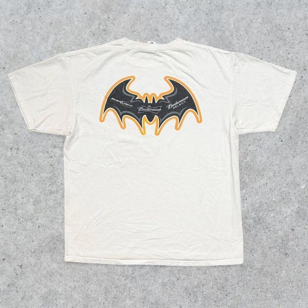 Vintage Budweiser Beer Halloween Bat T Shirt